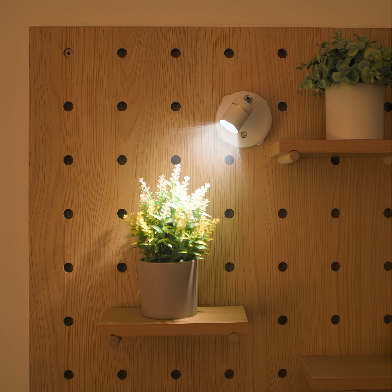 LED Vägglampa Justerbar Batteri Strålkastare