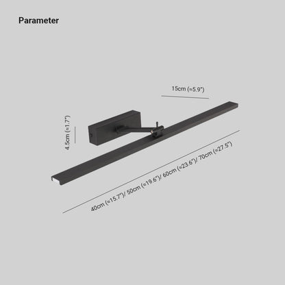 Minimalistisk Modern LED Vägglampa Vit/Svart för Badrum