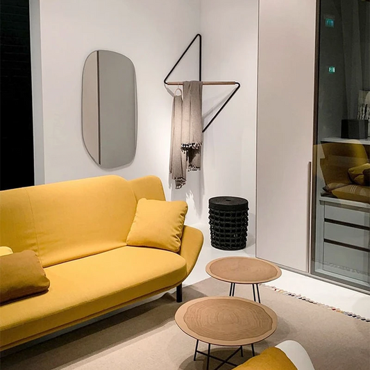 Elegant Väggmonterad Klädhängare | Trä & Metall | Svart/Vit/Naturlig | Brick by Brick