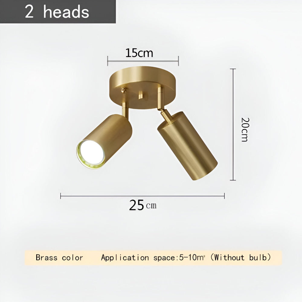 Brassora Zen | LED taklampa i borstat mässing