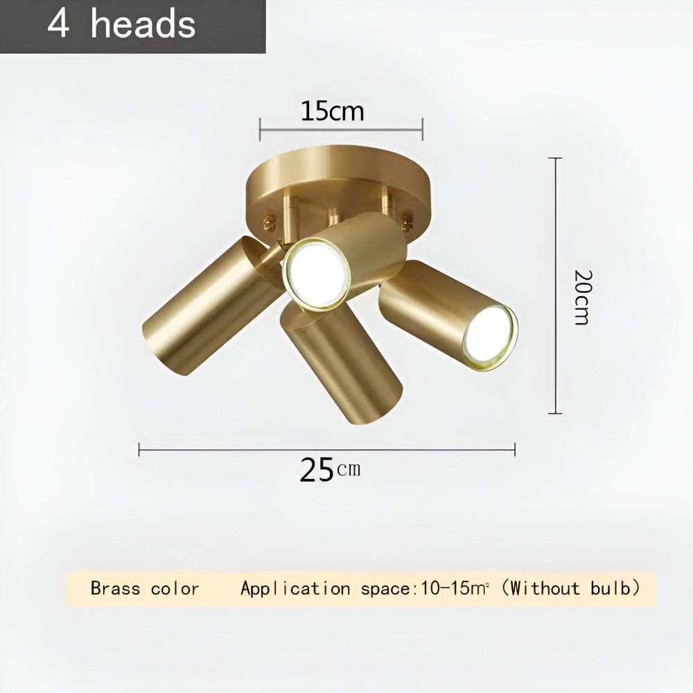 Brassora Zen | LED taklampa i borstat mässing