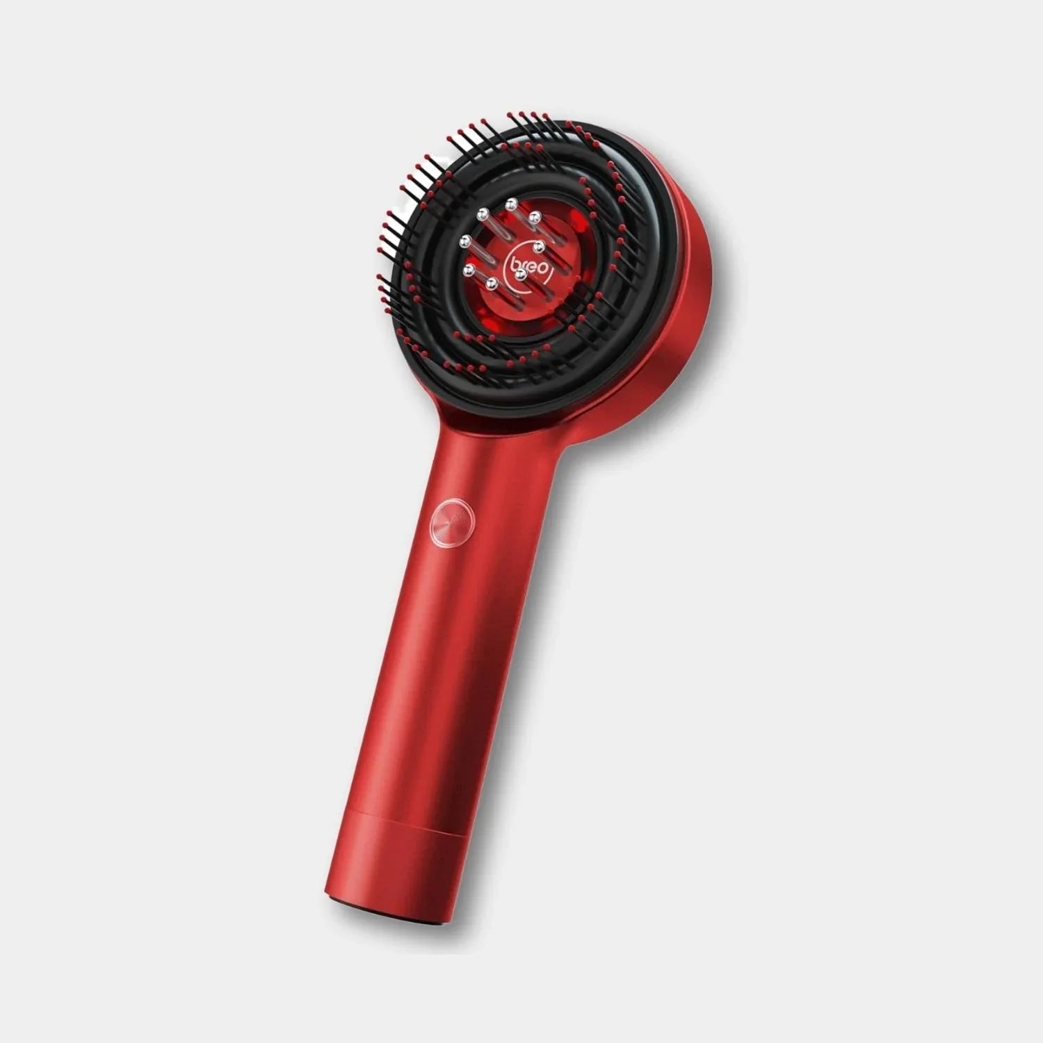 Elektrisk hårbottenmassageborste med LED-ljusterapi