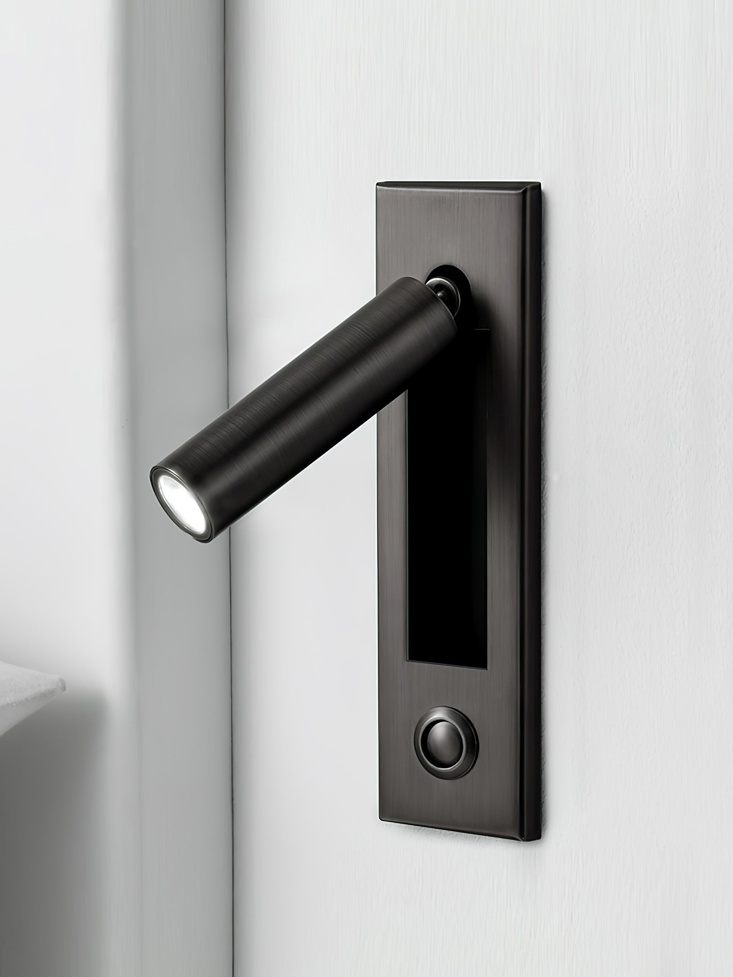 GlowNest - Inbyggd Nattduksbord Vägglampa