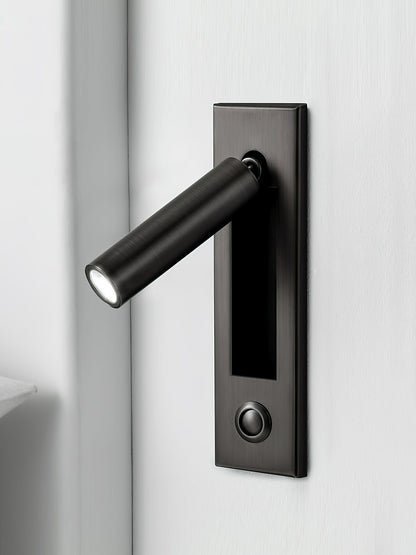 GlowNest - Inbyggd Nattduksbord Vägglampa