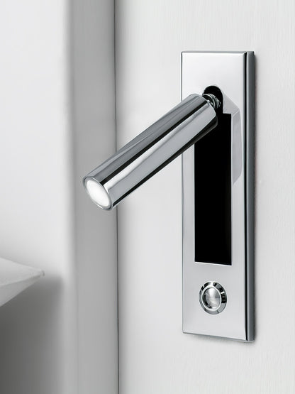 Modern inbyggd sänglampa med LED-ljus