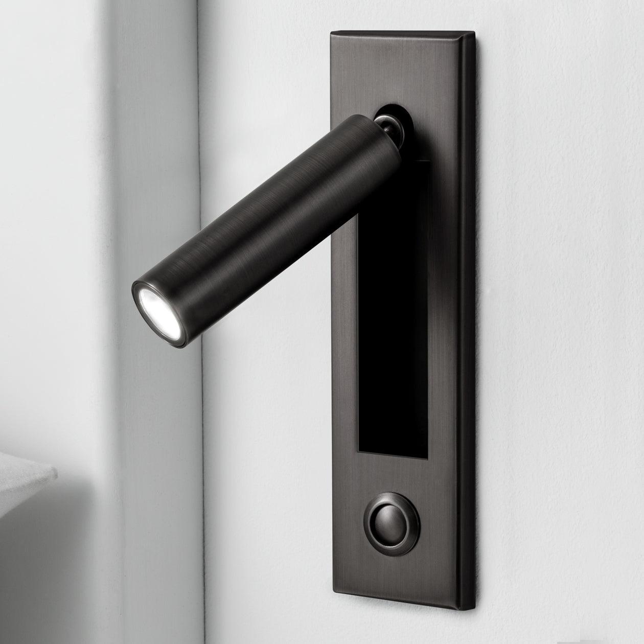 GlowNest - Inbyggd Nattduksbord Vägglampa