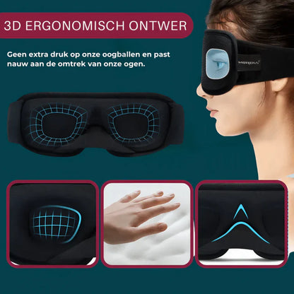 Ergonomisk 3D-sovmask