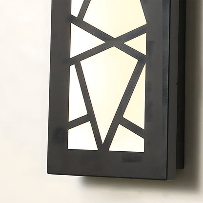 Utomhus Vattentät Vägglampa | 15.7–59 x 3.1 in | LED IP65 Lång Järn &amp; Akryl Exteriör Armatur | Brick by Brick
