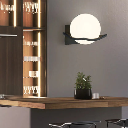 LuxeLight - Modern Mjölkglastaklampa med LED-belysning – Dimbar &amp; Energisnål