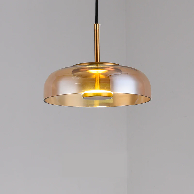 Pendellampa Modern Glas LED Taklampa