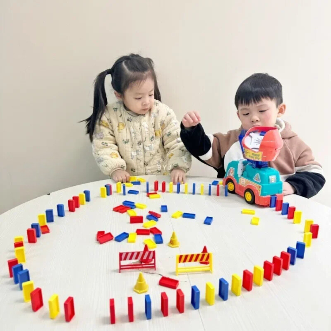 Montessori Domino Lastbil