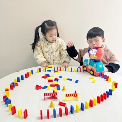 Montessori Domino Lastbil