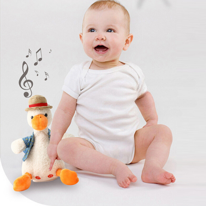 Pratande Anka med Hatt - Barnleksak