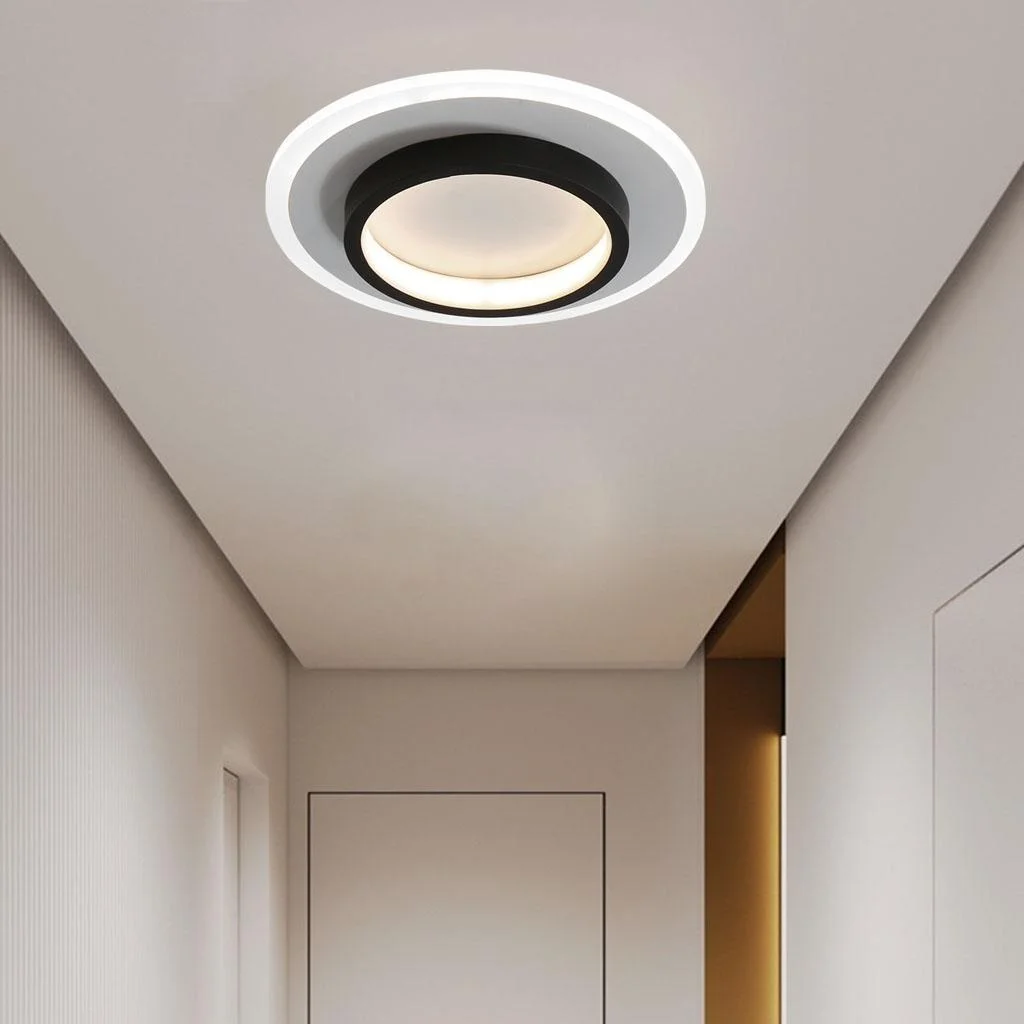 Elegant LED Hallway Ceiling Lamp | 8.3&quot; eller 9.4&quot; Metall &amp; Akryl Armatur | Energisparande | Brick by Brick