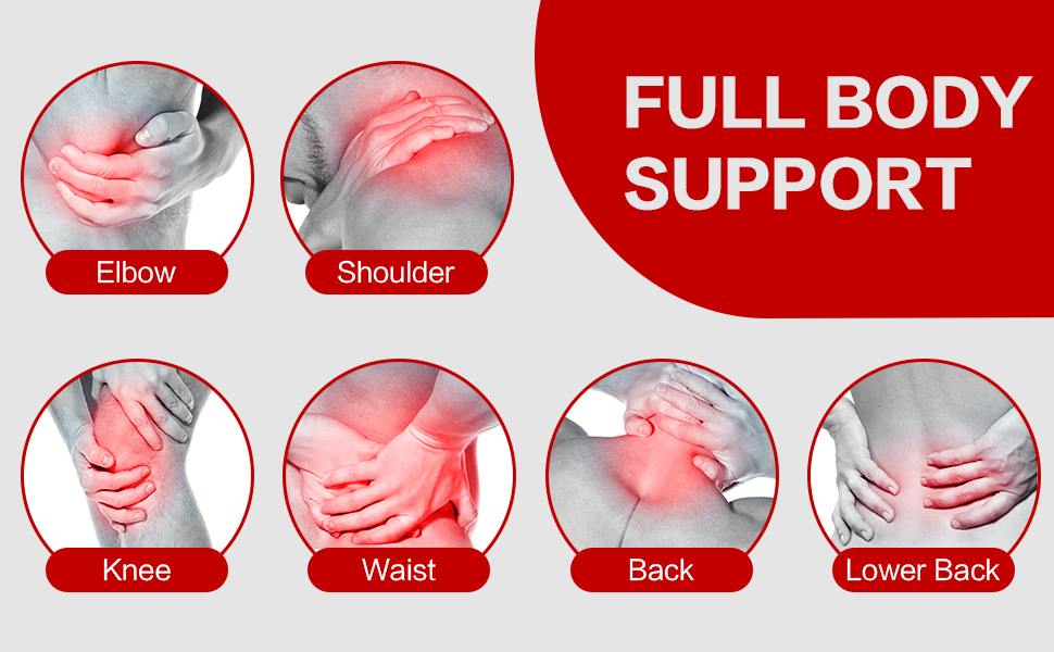 Uppgraderad Kalla Laser Röd Ljus Terapi Enhet