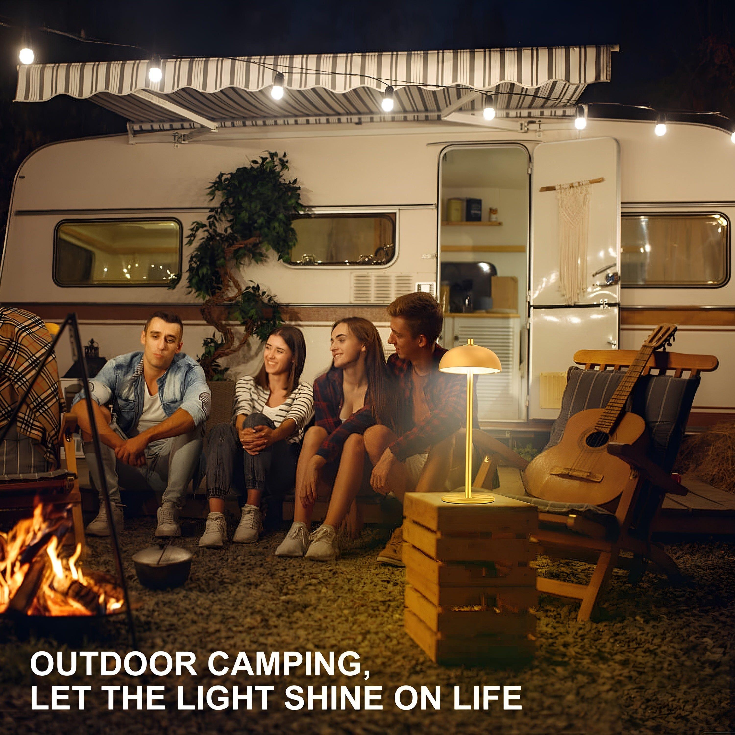 MystiGlow Lampa - Trådlampa svamp beröringslampa för kreativ stämningsbelysning