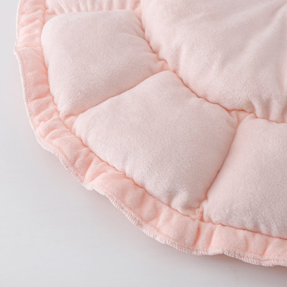 Rynkad Is Silke Kylning Husdjur Säng Fällbar Stilig Komfort