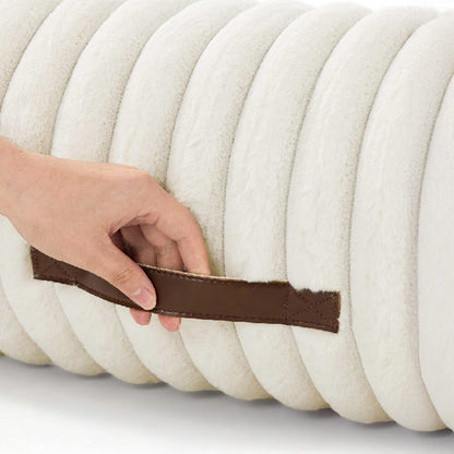 Faux Kaninpäls Våg Husdjur Säng Ultimat Komfort Stöd