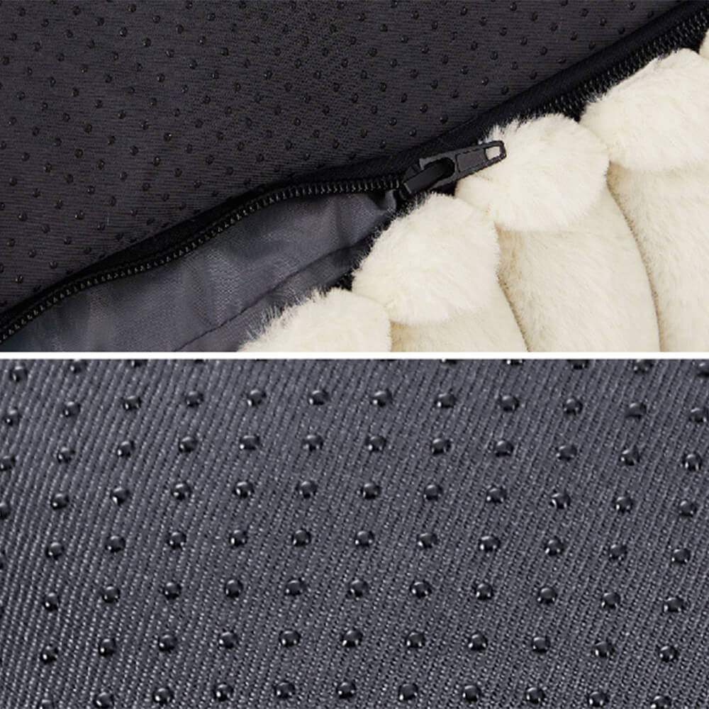 Faux Kaninpäls Våg Husdjur Säng Ultimat Komfort Stöd