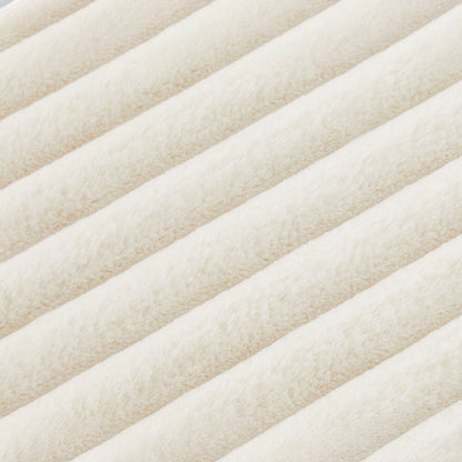 Faux Kaninpäls Våg Husdjur Säng Ultimat Komfort Stöd