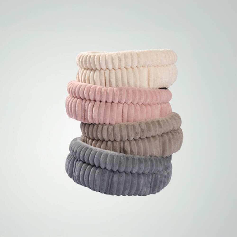 Ultra-Plush Mjölk Sammet Faux Fur Husdjurs Säng Cozy Comfort