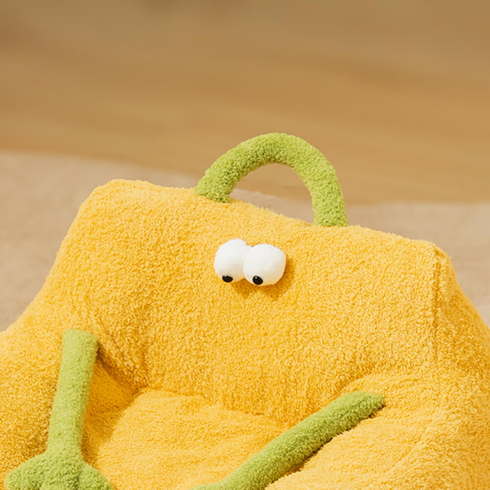 Monster Temat Plush Pet Soffa Säng Mysig Lekfull Komfort