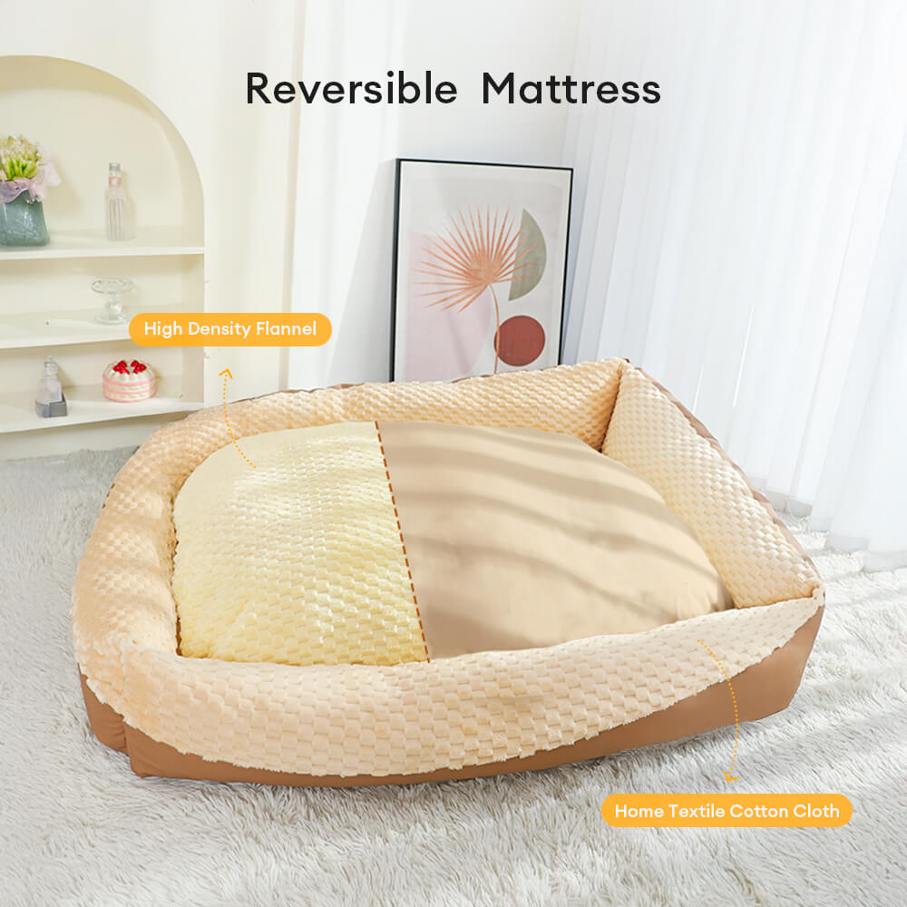 Ortopedisk Plush Husdjursbädd Ultra Mjuk Stödjande Design