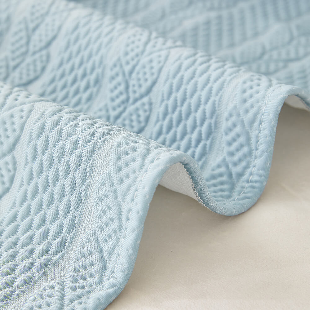 Vete Mönster Texturerad Kylning Is Silke Anti-Halk Sofföverdrag