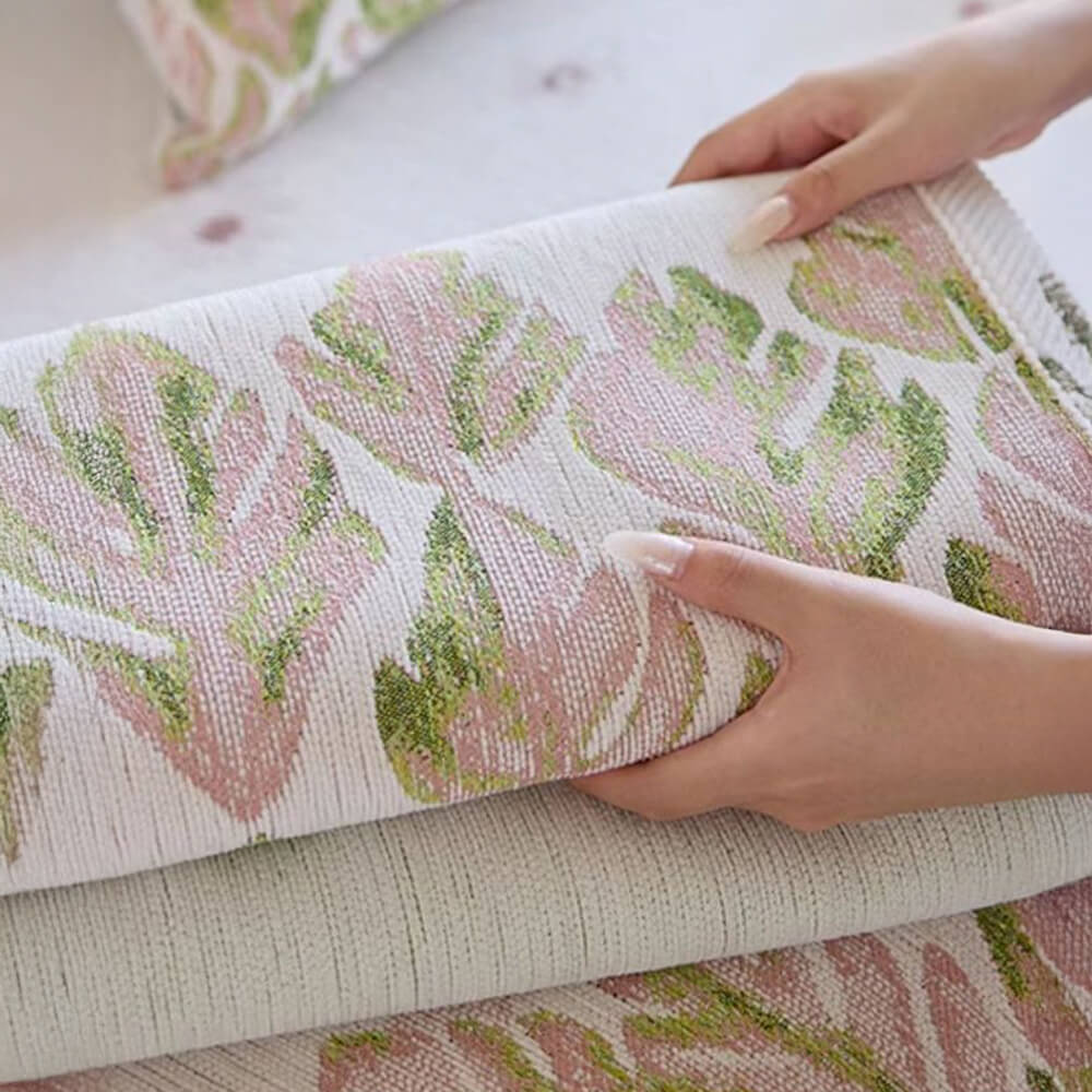 Chenille Romantisk Botanisk Design Bekväm Sofföverdrag