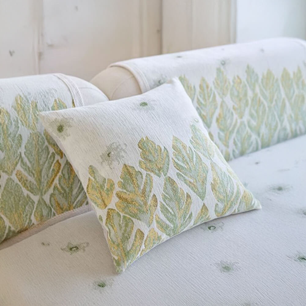 Chenille Romantisk Botanisk Design Bekväm Sofföverdrag