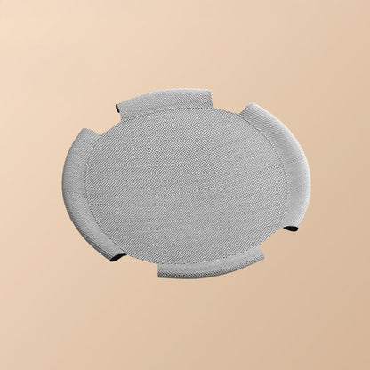 Rund Andningsbar Fuktbevis Varm Nät Kattbädd med Pom-Poms