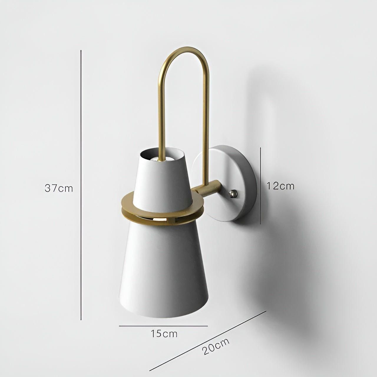 LuxeHorn Glow - Macaron Designer Vägglampa med Modern Horn Elegans