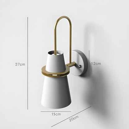LuxeHorn Glow - Macaron Designer Vägglampa med Modern Horn Elegans