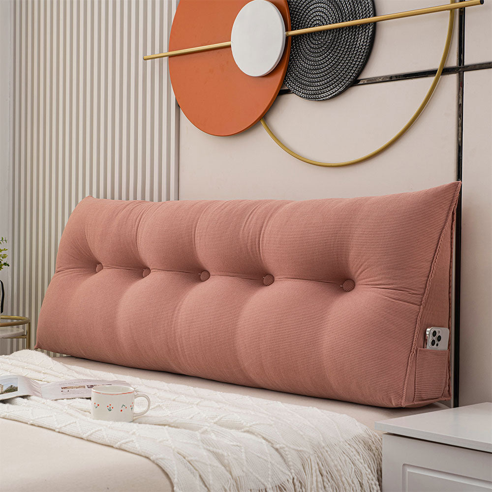 Royelux Vattentät Wedge Kudde - Ergonomiskt Stöd för Inomhus- och Utomhusbruk