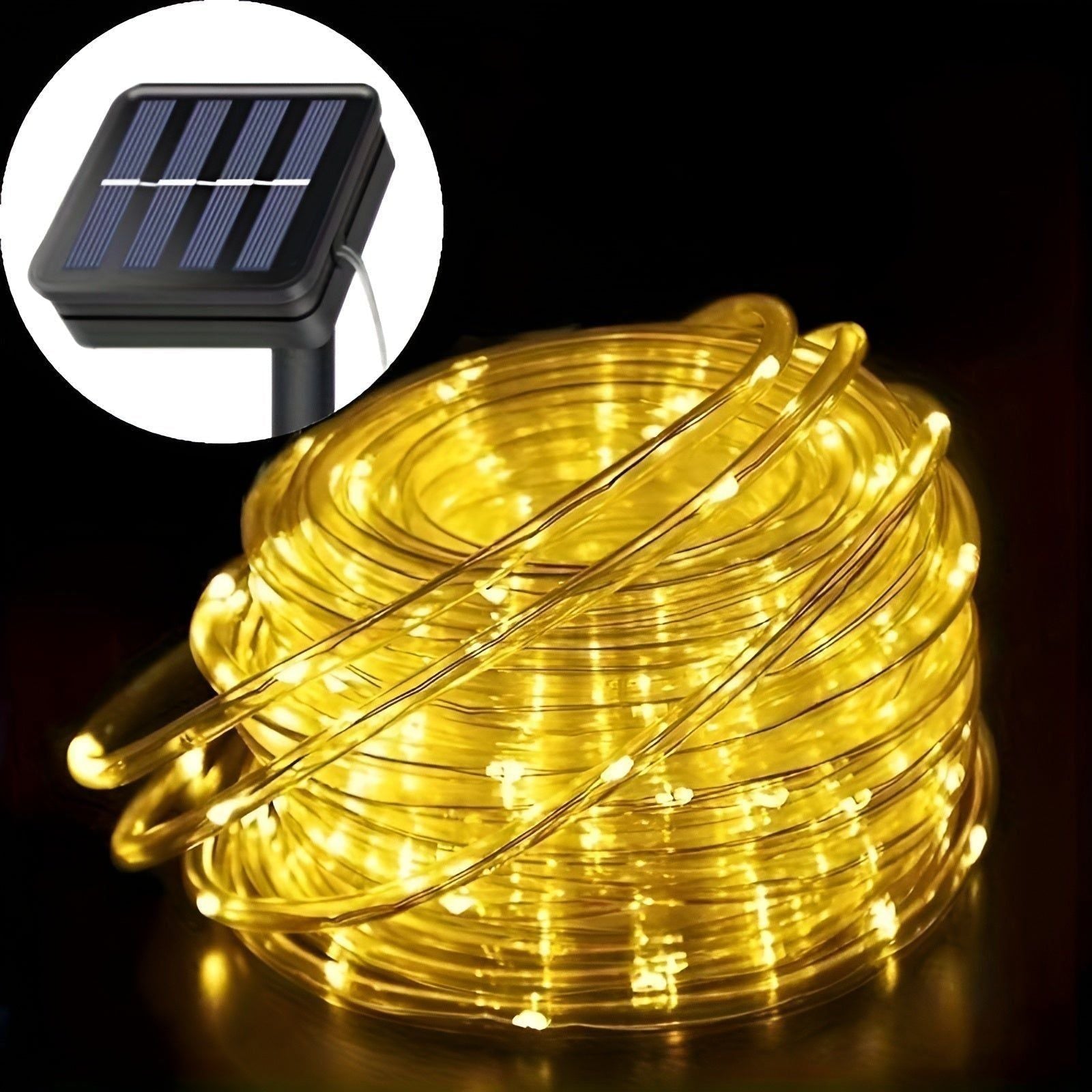 FairyGleam Light - Solarbetriven trädgårdsljusslinga LED för utomhusbruk