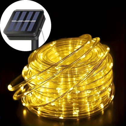 FairyGleam Light - Solarbetriven trädgårdsljusslinga LED för utomhusbruk