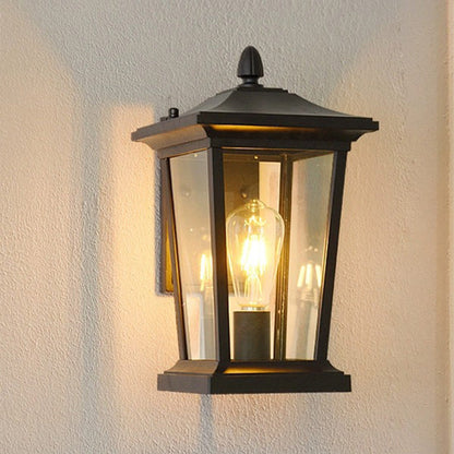 Bondgård Vattentät Glas Utomhusvägglampa