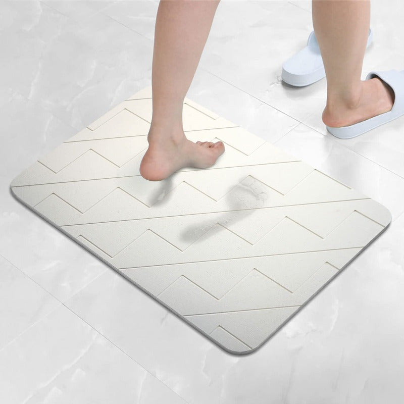 Feline Mjuk Badmatta – Lyxig komfort & snabb vattenupptagning med halkskyddsdesign