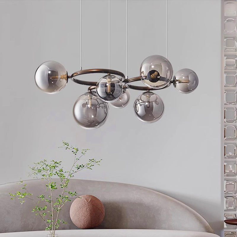 Femke Modern Matbordslampa – Unik treringdesign med dimbar LED-belysning