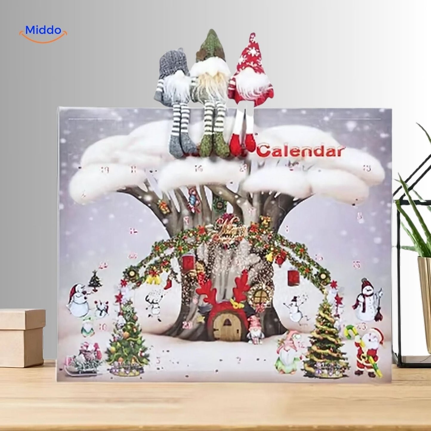 Carvallo - Plysch Gnom Adventskalender