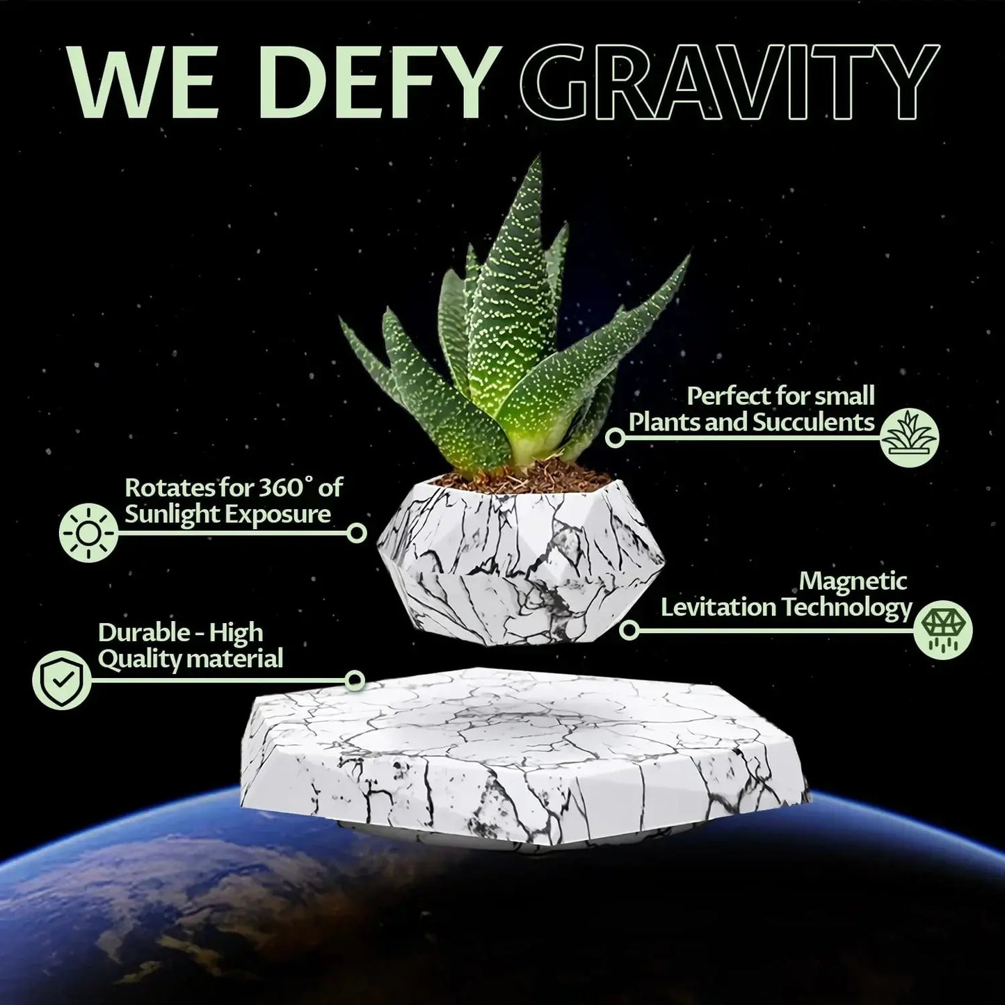 Carvallo – Lyxig Flytande Blomkruka med Geometrisk Elegans