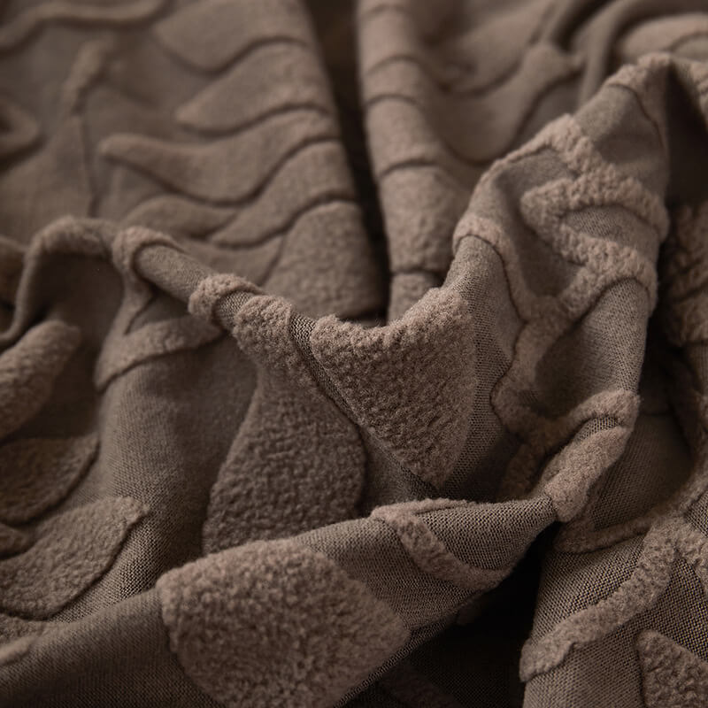 Blommig Sammet Stretch Hela Wrap Soffskydd Sofföverdrag