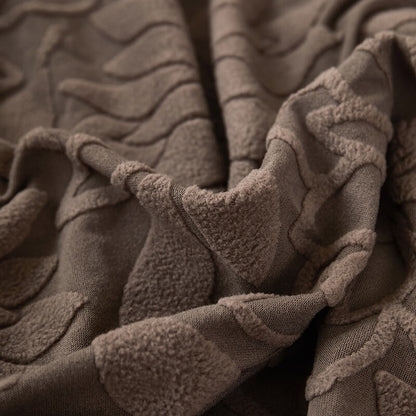 Blommig Sammet Stretch Hela Wrap Soffskydd Sofföverdrag