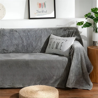 Mysig sofffilt – Extra tjock och mjuk | Kingsize-storlek för soffa eller säng