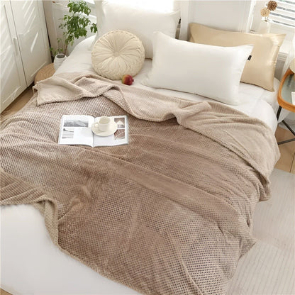 Mysig sofffilt – Extra tjock och mjuk | Kingsize-storlek för soffa eller säng