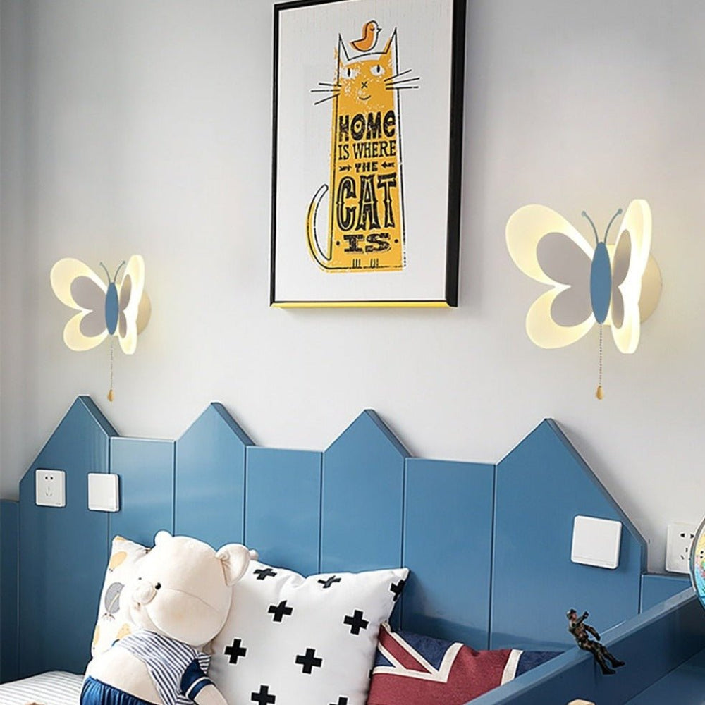 Butterfly Design LED Vägglampa för Elegant Hem Atmosfär