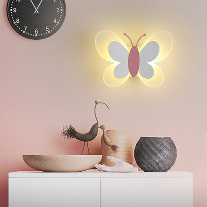 Butterfly Design LED Vägglampa för Elegant Hem Atmosfär