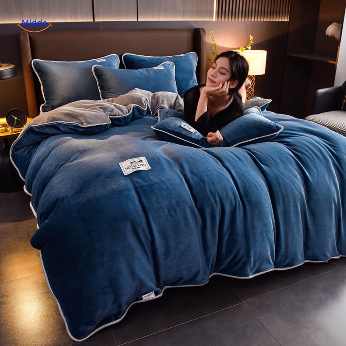 Carvallo - Samt-Plush-sängöverdrag