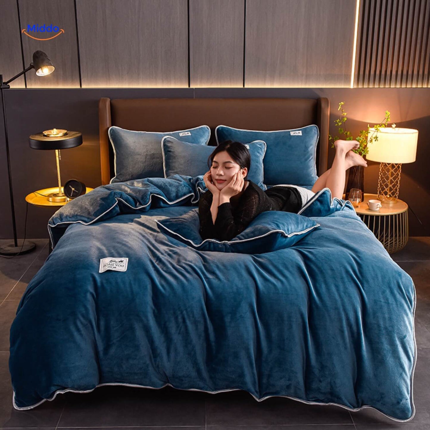 Carvallo - Samt-Plush-Duvet Cover