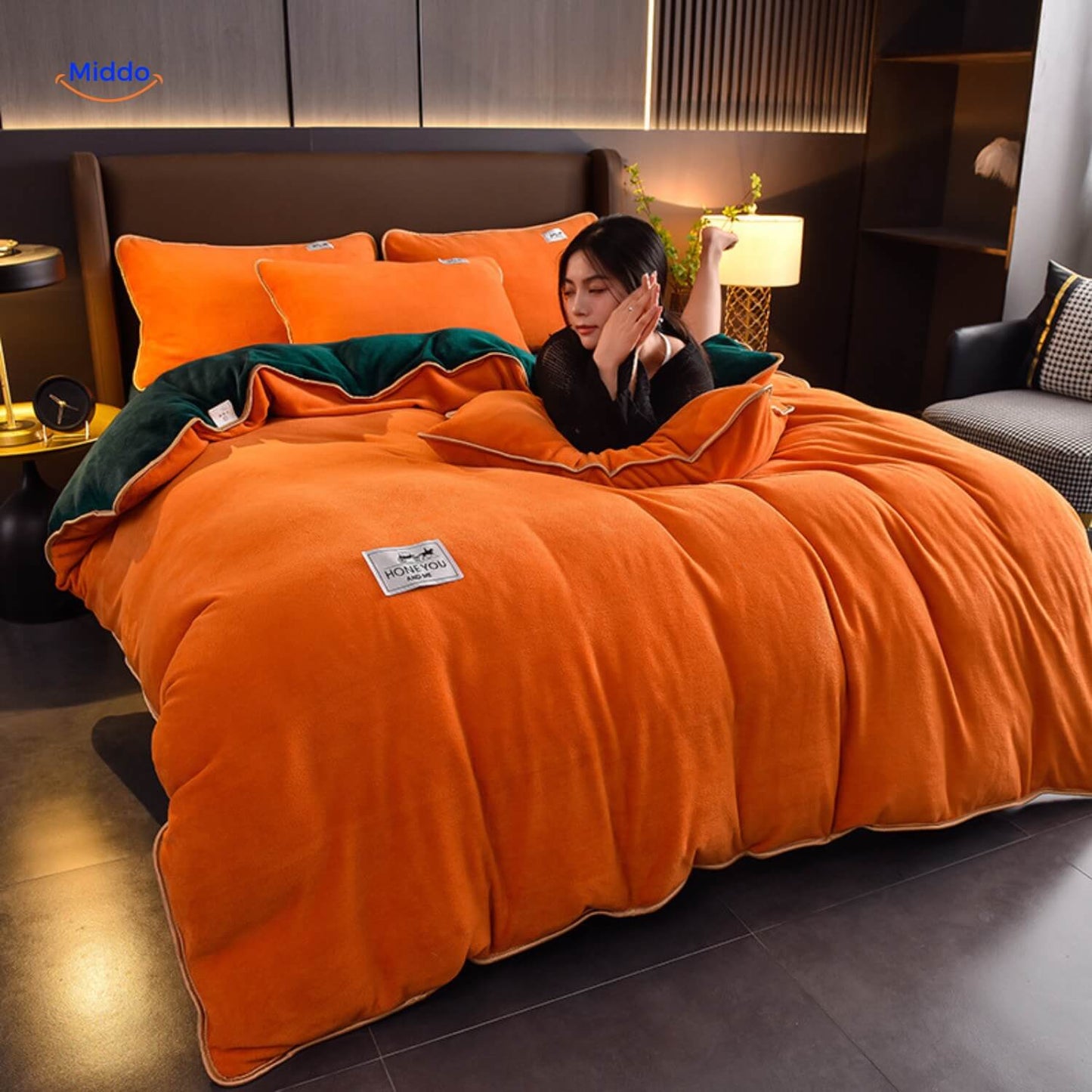 Carvallo - Samt-Plush-Duvet Cover